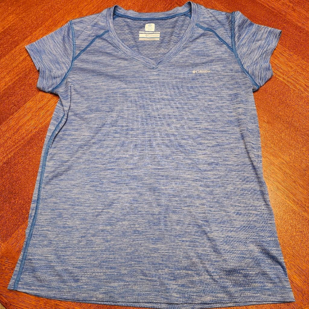 Women's Columbia Blue Short Sleeve Tee M B1